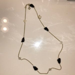 Black Kendra necklace